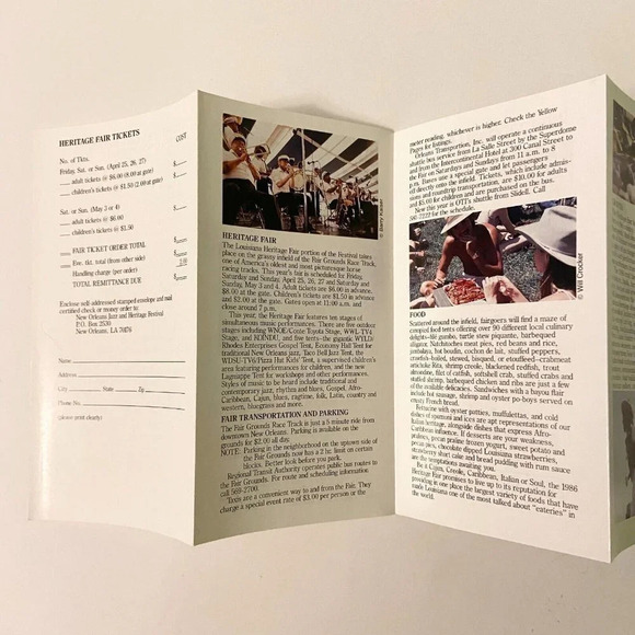 Vintage New Orleans Tour Brochures Holiday Inn Crowne Plaza and Jazz  Festival - Picture 14 of 16